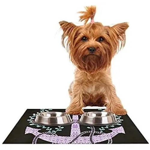 KESS InHouse Pom Graphic Design Tribal Nautica I Feeding Mat for Pet Bowl, 24 by 15-Inch KESS InHouse Pom Graphic Design Tribal Nautica I Feeding Mat for Pet Bowl, 24 by 15-Inch