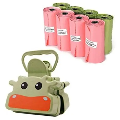 COLMO Poop Scooper for Dogs, Dog Pooper Scooper with Bag Dispenser, Portable Pooper Scooper for Large Dogs One-handed Operation Lsolate the Taste, with Poop Bags 8 pcs COLMO Poop Scooper for Dogs, Dog Pooper Scooper with Bag Dispenser, Portable Pooper Scooper for Large Dogs One-handed Operation Lsolate the Taste, with Poop Bags 8 pcs