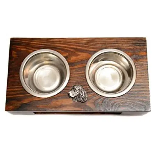 Springer Spaniel, a Dogs Bowl with a Relief from ArtDog Springer Spaniel, a Dogs Bowl with a Relief from ArtDog