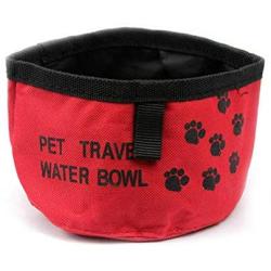 LEPENN Pet Supply Affordable Dog Pet Training Bait Bag Water Resistant Pouch for Treats or Toys (Red)