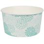 Glad for Pets Disposable Feeding Bowls | Large Disposable Dog Bowls | Made from Recyclable Material in Teal Pattern | 3.5 Cup Feeding Size, 100 Count