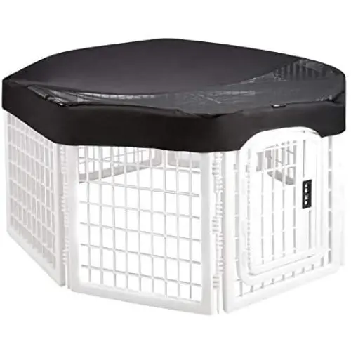 Amazon Basics Mesh Fabric Top Cover for Plastic Pet Pen (Various Sizes) Amazon Basics Mesh Fabric Top Cover for Plastic Pet Pen (Various Sizes)