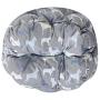 Fringe Studio Cuddler Pet Bed, Medium, Calico Dogs, 28 x 24 x 9 (216002), Blue/Gray