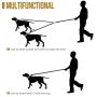 Large Tactical Dog Harness Sets, No Pulling Adjustable Dog Vest Harness, Heavy Duty Dog Harness with 3 Handles(Black)