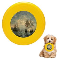 Pet Frisbee Flying Disc Dog Toy - Multifunction Engagement Between The Bonhomme Richard and The Serapis Off Flamborough Head Richard Willis