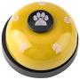Dog Training Bells Round Paw Button Rubber for Cats Potty Training Food Door Water Alert Communication Interactive Device Indoor Outdoor Toys