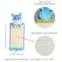 FRIENPET Hanging Cat Scratcher, Linen Cat Scratching Mat, Cat Scratch Pad with Cute Animal Shape Doll