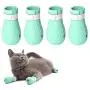 YYYux Silicone Anti-Scratch Cat Shoes Boots Rubber Precaution Scratch Gloves Cat Paw Protector Nail Cover Pet Grooming Scratching Booties for Home Bathing Checking Treatment Shaving YYYux Silicone Anti-Scratch Cat Shoes Boots Rubber Precaution Scratch Gloves Cat Paw Protector Nail Cover Pet Grooming Scratching Booties for Home Bathing Checking Treatment Shaving