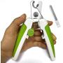 Nado Care Dog Nail Clippers - Pet Nails Trimmer for Dogs or Cats with Safety Guard to Avoid Over-Cutting, Free Nail File & Lock Switch, Sturdy Non-Slip Handles