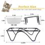 JOYO Cat Bowls Elevated, Tilted Cat Food Bowls, Raised Cat Bowls for Food and Water, Protect Pets Spine, Dishwasher and Microwave Safe, Ceramic cat Food Dishes and Bowls for Indoor Cat or Small Dogs