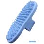 Pixikko Pet Curry Shampoo Brush/Comb for Bathing - Massaging - Deshedding - on Wet or Dry Hair 1-PC