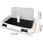 DAN Pet Potty Puppy Toilet with Simulation Wall for Male Dog Pee Training Pad
