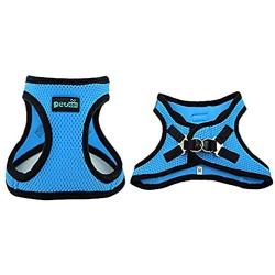 Petopt Comfort Dog Harness Vest,Soft Double Padded Vest for Dog and Cat