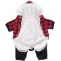 PAWZ Road Dog Plaid Coat Pet Winter Clothes Warm and Soft for Small and Medium Dogs