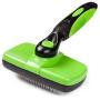 Petsparkling Dog Brush & Cat Brush Dog Brushes for Grooming Self Cleaning Slicker Brush Professional Dog Brushes for Shedding Suitable for Long Haired or Short Haired Pets