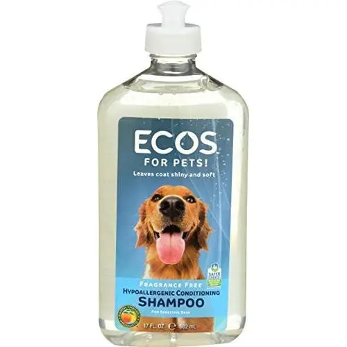 ECOS Fragrance Free Pet Shampoo, 17 FZ ECOS Fragrance Free Pet Shampoo, 17 FZ