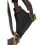 Dean and Tyler The Blade with Handle Brass Belt Style Buckles Leather Dog Harness, Brown, Large - Fits Girth Size: 31-Inch to 41-Inch