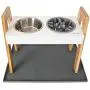 Leashboss Splash Mat, Skyrise Raised Feeder, Slow Bowl - XL Silicone Mat (Gray), Adjustable Elevated Dog Feeder 0 Adjust to 3 Heights, 8'', 11'', 14'', and 2-Cup Slow Bowl for Elevated Feeders Leashboss Splash Mat, Skyrise Raised Feeder, Slow Bowl - XL Silicone Mat (Gray), Adjustable Elevated Dog Feeder 0 Adjust to 3 Heights, 8'', 11'', 14'', and 2-Cup Slow Bowl for Elevated Feeders