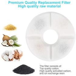 NA Cat Fountain Replacement Filter, Pet Water Dispenser Filter, Used for Automatic Water Dispenser Replacement for Cats and Dogs