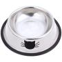 Legendog 3PCS Pet Bowl Stainless Steel Non-Skid Base Dog Bowl Cat Bowl with 2 Food Scoop