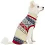 Blueberry Pet 2 Patterns Holiday Chic Fair Isle Pullover Dog Sweaters