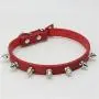 Pet Toys Great Cat Dog Rivet Collar Pet Accessory Collar, Size: S(Purple) (Color : Red)