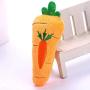 ocijf179 Cat Toy Pet Cat Kitten Cute Carrot Pineapple Shape Plush Doll Catnip Molar Bite Chew Toy - Carrot #