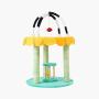 ZEZE Paradise Park CAT SCRATCHEING Tree(Tree Stand/Towers/Indoor Toys/Scratcher/Furniture/Activity Center) Gifts for Your Loving Pets/Halloween/Thanksgiving/Christmas