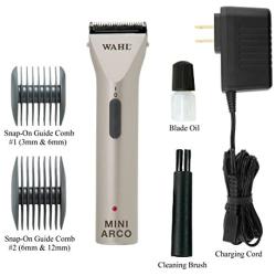 Wahl Professional Animal MiniArco Corded / Cordless Pet, Dog, Cat, and Horse Trimmer Kit (#8787-450A)