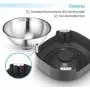 Elevated Cat Bowl, Cat and Small Dog Food Bowl Stand, 15° Tilted Raised Cat Food and Water Bowls, Stainless Steel Cat Food Bowls, Non Slip No Spill, Healthy Eating Posture and Ergonomics for Pets Elevated Cat Bowl, Cat and Small Dog Food Bowl Stand, 15° Tilted Raised Cat Food and Water Bowls, Stainless Steel Cat Food Bowls, Non Slip No Spill, Healthy Eating Posture and Ergonomics for Pets