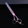 Purple Dragon 7.0'' Professional Pet Grooming Scissors - Dog Chunker Shears - Adult Animal Thinning/Blending Hair Trimmer for Pet Groomer or Family DIY (multicolor) Purple Dragon 7.0'' Professional Pet Grooming Scissors - Dog Chunker Shears - Adult Animal Thinning/Blending Hair Trimmer for Pet Groomer or Family DIY (multicolor)