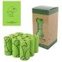 Compostable dog waste bags,biodegradable dog poop bags,Leak Proof,cat Litter Bags Portable Disposable pet Picking Bag Toilet Bag Full Degradation Thickened cat Excrement Garbage Bag Dog Litter Bag