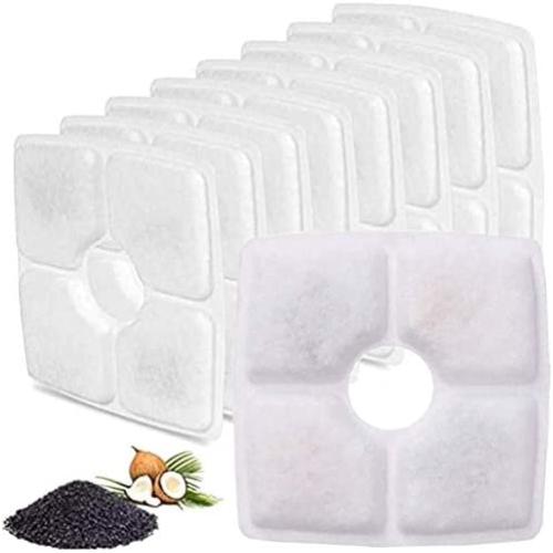 Wainbow Cat Fountain Filters for 84oz/2.5L Automatic Pet Water Fountain, High-Efficiency Carbon Replacement Pack of 8