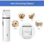 EnMose Painless Dog Nail Grinder Clipper with Grooming Shaver Port, Recharge Electric Pet Nail & Hair Trimmer, Paws Nail Clipper Smoothing for Small Medium Large Dogs & Cats & Pets EnMose Painless Dog Nail Grinder Clipper with Grooming Shaver Port, Recharge Electric Pet Nail & Hair Trimmer, Paws Nail Clipper Smoothing for Small Medium Large Dogs & Cats & Pets