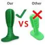 Dog Toothbrush Stick, Dog Toothbrush, Dental Oral Care Brushing Stick Natural Flexible Durable Rubber Bite Resistant Chew Toys for Pet Dogs Teeth Cleaning Protection (10-40 lbs) Green Dog Toothbrush Stick, Dog Toothbrush, Dental Oral Care Brushing Stick Natural Flexible Durable Rubber Bite Resistant Chew Toys for Pet Dogs Teeth Cleaning Protection (10-40 lbs) Green