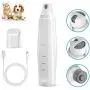 Dog Nail Grinder Upgraded, Pet Nail Grinder Electric Rechargeable Pet Nail Trimmer Painless Paws Grooming & Smoothing for Small Medium Large Dogs & Cats (White) Dog Nail Grinder Upgraded, Pet Nail Grinder Electric Rechargeable Pet Nail Trimmer Painless Paws Grooming & Smoothing for Small Medium Large Dogs & Cats (White)