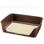 DAN Portable Plastic Fenced Toilet Potty Pee Training Tray Litter Box for Dog Puppy Pet