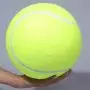 Coolcooldo 24CM Giant Tennis Ball for Pet Chew Toy Big Inflatable Tennis Ball Signature Mega Jumbo Pet Toy Ball Supplies Outdoor Cricket Coolcooldo 24CM Giant Tennis Ball for Pet Chew Toy Big Inflatable Tennis Ball Signature Mega Jumbo Pet Toy Ball Supplies Outdoor Cricket