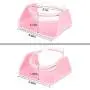 SWEETPET Raised Cat Bowl, Cat Food Water Bowl 15 Degrees Tilted Adjustable Anti-Overturn Pet Feeder Dishes for Small Cat and Dogs SWEETPET Raised Cat Bowl, Cat Food Water Bowl 15 Degrees Tilted Adjustable Anti-Overturn Pet Feeder Dishes for Small Cat and Dogs
