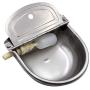 Automatic Dog Feeder Trough Bowl Dispenser Waterer for Pet Dog Horse Cattle Goat Sheep Water Stainless Steel Farm Tool