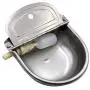 Automatic Dog Feeder Trough Bowl Dispenser Waterer for Pet Dog Horse Cattle Goat Sheep Water Stainless Steel Farm Tool