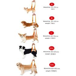 ZJWD Dog Lift Harness - Dog Lift Support Harness for Weak Rear Legs,Support and Rehab Harness, All Season Available,M