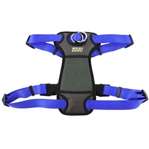 Coastal - Walk Right - Front-Connect Padded Dog Harness, Blue, MED (20''-30'') Coastal - Walk Right - Front-Connect Padded Dog Harness, Blue, MED (20''-30'')