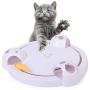 Running Pet Cat Toy, Interactive Automatic Toy for Cat or Kitten, Adjustable Electronic Battery Operated Toy