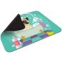 Nursery,Pug Dog in Bathtub Grooming Salon Service Shampoo Rubber Duck Pets in Cartoon Style Image Square Mouse Pad style12 2025cm