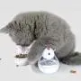 Cat Food Dispenser Toy,Puss Slow Feeder Cat Food Ball,Automatic Spinning Cat Mouse Toy Pet Food Ball Cat Feeder for Cats and Kitten Cat Food Dispenser Toy,Puss Slow Feeder Cat Food Ball,Automatic Spinning Cat Mouse Toy Pet Food Ball Cat Feeder for Cats and Kitten