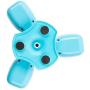 Parts & Accessories Pet Puzzle Toy Dog Slow Food Feeder Bowl Cat Small Medium Dogs Rotatable Interactive IQ Training Game Toys - (Color: Blue)