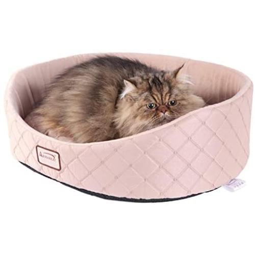 Armarkat Cat Bed, Light Apricot