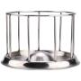 Gancon Stainless Steel Reptile Food Feeder,Durable Water Dish Bowl for Tortoise Turtles(S)