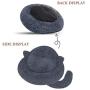 Grneric POXURIO Dog Bed Comfortable Cute Cat Shape Bed for Cats or Dogs, Ultra Soft Pet Beds with Removable Pillow (20/25/30)